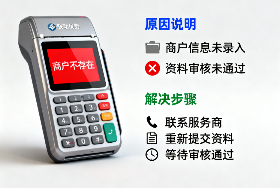 联动优势POS机提示