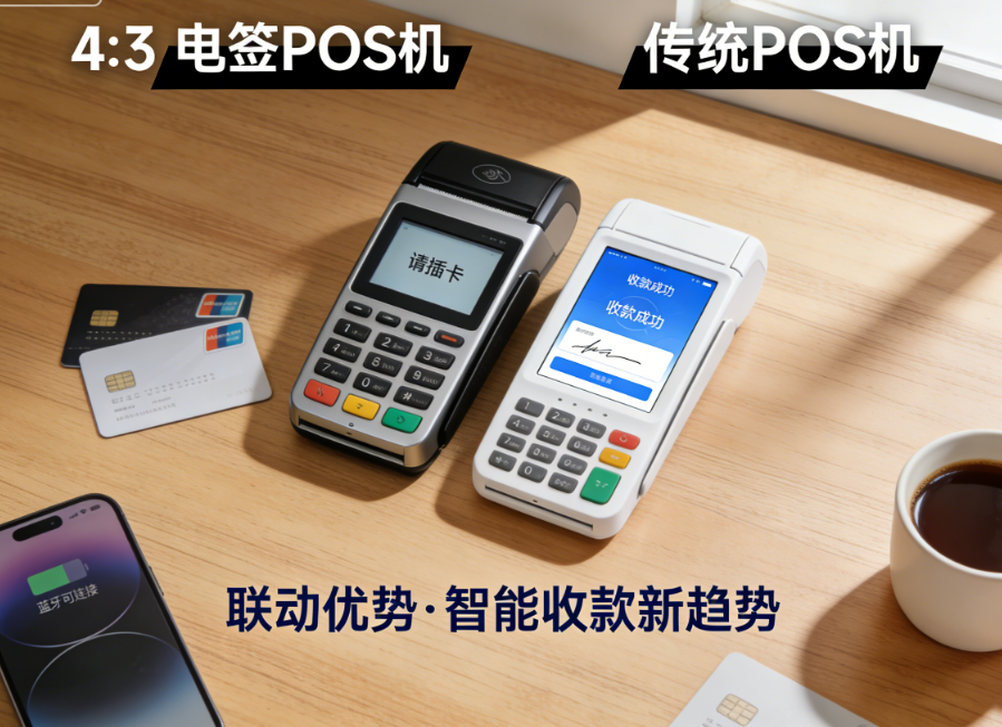 电签POS机VS传统POS机：联动优势带你读懂智能收款新趋势！
