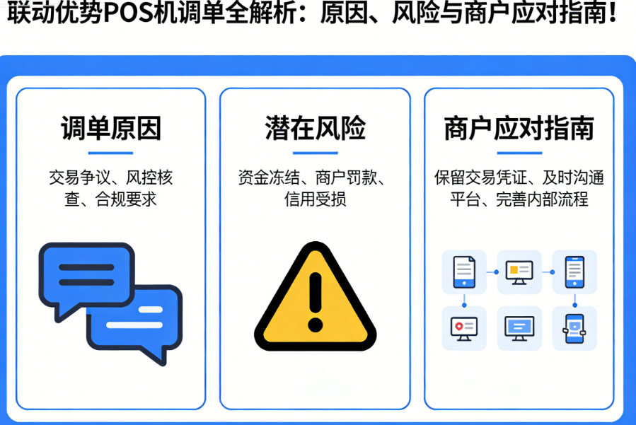 联动优势POS机调单全解析：原因、风险与商户应对指南！