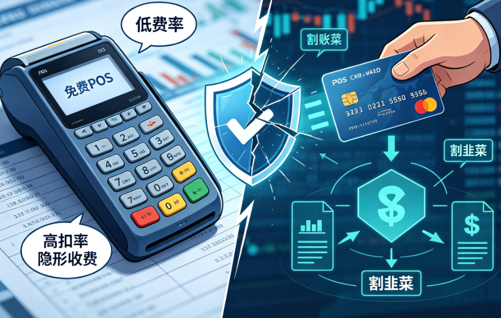 联动优势：免费POS机骗局揭秘-低费率背后的“割韭菜”套路与安全用卡指南！