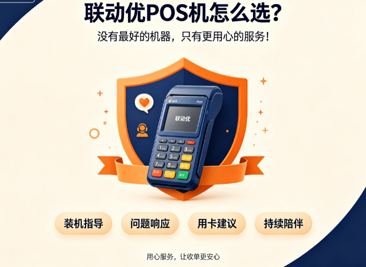 联动优POS机怎么选？没有更好的机器，只有更用心的服务！