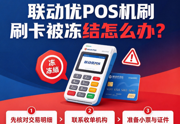 联动优POS机刷卡被冻结怎么办？